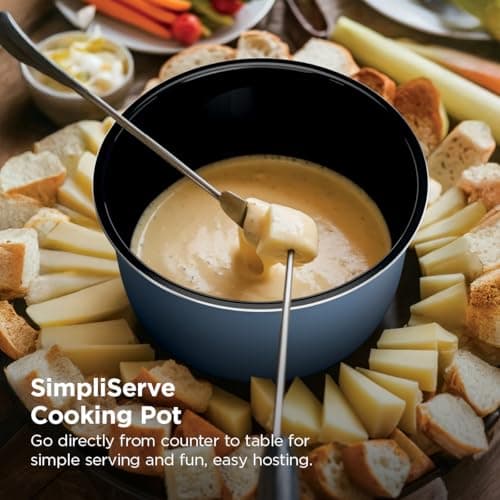 Ninja HyperHeat 6.5-Qt 9-in-1 Pressure Cooker with SimpliServe Pot, 1200-Watt Heating Element, HyperHeat Technology, Family-Sized Capacity, PFAS-Free Nonstick, PC201C (Canadian Version) — view 3