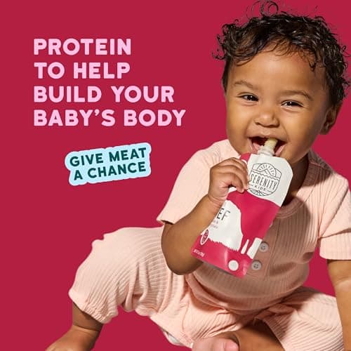 Serenity Kids Baby Food Pouch Puree - Organic Baby Food Pouches with Veggie & Beef Blend - No Added Sugar Savory Toddler Snacks - On-the-Go Toddler Pouches - 3.5 oz, Pack of 1 — view 5