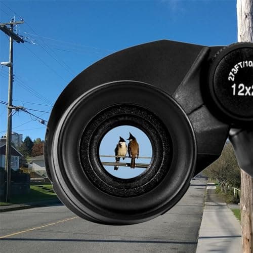 Occer 12x25 Compact Binoculars for Adults and Kids, Large Eyepiece Waterproof Binocular with Low Light Vision,High Powered Easy Focus Binoculars for Bird Watching,Outdoor Hunting,Travel,Sightseeing — view 4