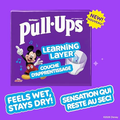 Pull-Ups Boys' Potty Training Pants, Size 5T-6T Training Underwear (46-60 lbs), 80 Count