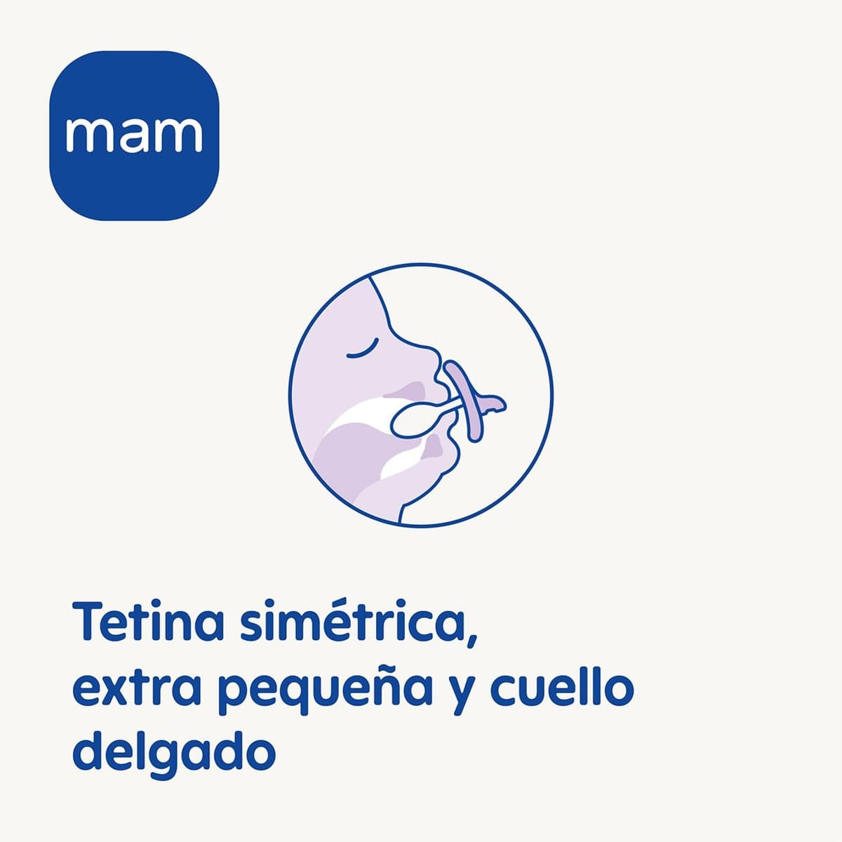 MAM Chupete Todo Silicona, 0-3 Meses, con Tetina Simétrica, Extra Pequeña y Cuello Delgado de Silicona Skin Soft Silicone de Fácil Aceptación, con Caja Autoesterilizadora, MAM Comfort, Rosa, 2uds — view 2