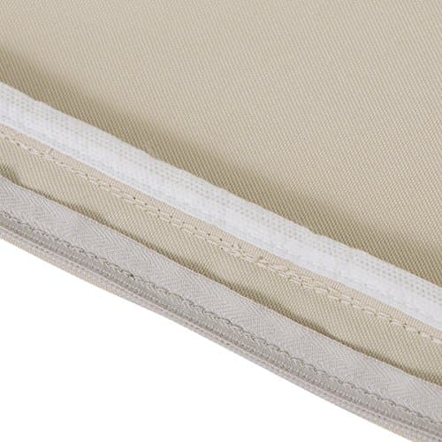 Classic Accessories 60-008-010301-RT Montlake Patio Seat Cushion Slip Cover, Antique Beige, 15" Diameter x 2" Thick — view 7