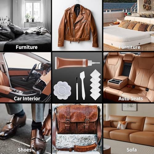 2026 New Advanced Leather Repair Gel, Multifunctional Leather Repair Kit for Car Seat Vinyl Repair Kit, Professional Leather Repair Coloured Cream Gel, Couch and Jacket Repair Kit (Black) — view 5