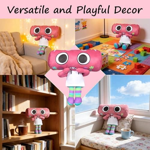 Dandy's World Plush, Dandy's World Plushies Cosmo, Adorable Collectible Plush Toy Gift for Fans, Huggable Stuffed Doll for Room Decor, Birthday Party Supplies — view 4