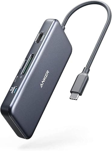 Anker USB C Hub, 7in1 Multi-Port USBC Hub with 4K HDMI, 85W PD, USB-C and 2 USB-A 5Gbps Data Ports, microSD and SD Card Reader, for MacBook Air, MacBook Pro, XPS, and More (Charger not Included) — view 3