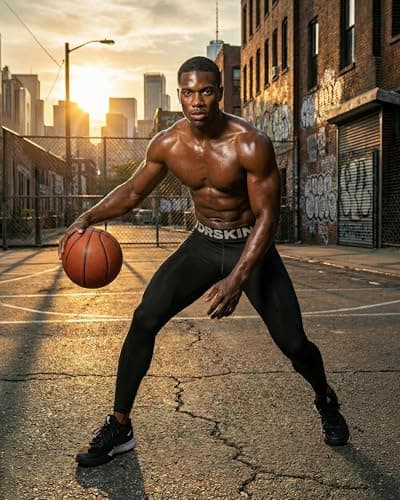 DRSKIN 5, 4, 3 or 1 Pack Men’s Compression Pants Tights Leggings Sports Baselayer Running Athletic Workout Thermal, Classic B01, Large — view 4