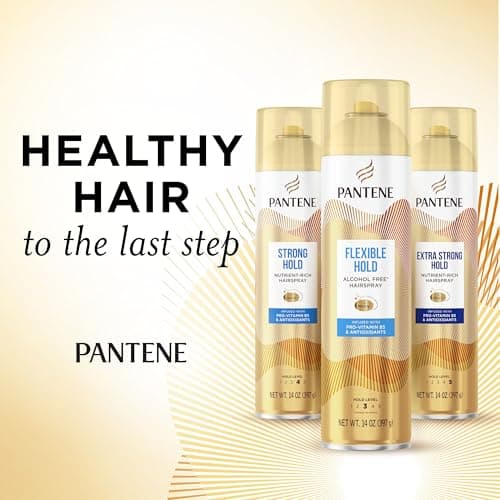 Pantene Alcohol-Free Hairspray Level 3, Flexible Hold, 14 oz — view 5