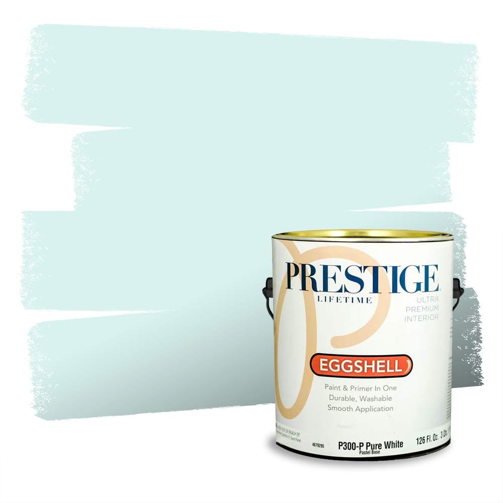 PRESTIGE Paints Interior Paint and Primer In One, 1-Gallon, Semi-Gloss, Comparable Match of Valspar* Dewdrop* — view 302