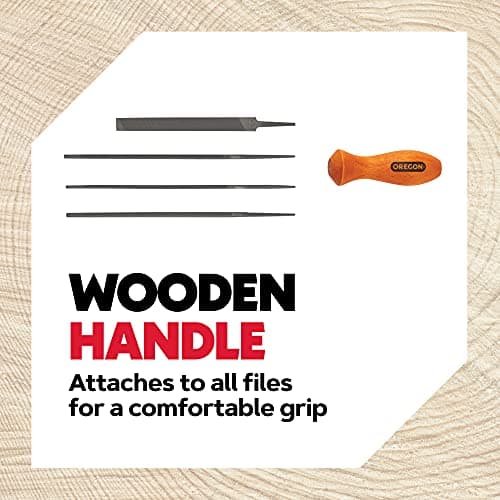 Oregon Universal Chainsaw Field 7pc Sharpening Kit - Includes 5/32", 3/16", and 7/32" Round Files, 6" Flat File, Handle, Filing Guide, and Travel Pouch (617067) — view 2