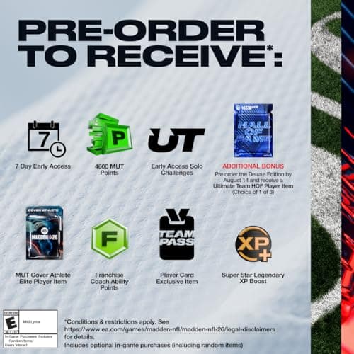 Madden NFL 26 Deluxe - PC EA App [Online Game Code]