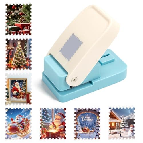 Square Hole Punch, 2.5 * 2.1cm Stamp Square Paper Puncher, Punch Cutter for Card Making, Scrapbooking, DIY Make, Gift Tag Puncher (Small Rectangular)