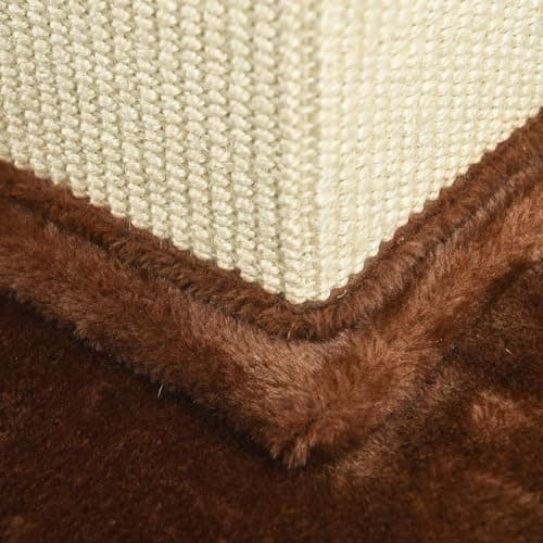 Amazon Basics Cat Scratcher - Indoor Classic Single Cat & Kittens Scratching Post with Sisal Rope, Large (35.4"H) - Brown — view 2