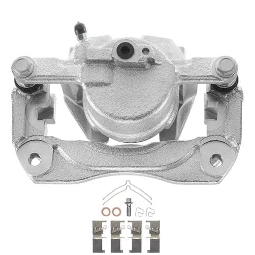 Detroit Axle - Front Brake Calipers for 07-17 Toyota Camry 08-18 Avalon 07-18 Lexus ES350, Disc Brake Calipers with Bracket 2007 2008 2009 2010 2011 2012 2013 2014 2015 2016 2017 Replacement — view 4