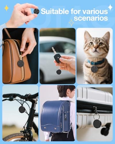 Air Tags for Android,Air Tags-1 Pack Android,Android Tracker Tags,2 Year Battery Life,Google Find Trackers for Google'S Find Hub App,IP65 Waterproof Luggage Tracker Android for Keys,Wallets,Luggage — view 6