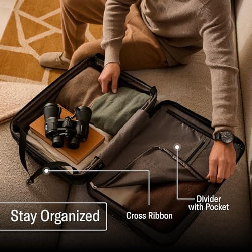 Samsonite Freeform Hardside Carry-On Luggage with Spinner Wheels - Hardshell Suitcase - TSA, Airline-Approved - Expandable Hard Shell, Smooth Rolling Wheels for Lightweight Travel – Black — view 2