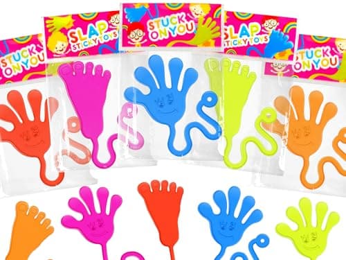 Large Sticky Hands & Feet Party Favors Supplies for Toddlers (20 PCS),Birthday Pinata Goodie Bag Stuffer Fillers for Kids,School Student Non Candy Treats Treasure Box Prizes Toys Gifts for Boys Girls