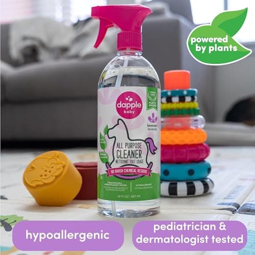 Dapple Baby - All Purpose Cleaning Spray Multi-Purpose Cleaner Baby Safe and Plant Based Household Cleaning Spray Sweet Lavender Scented - 887ml 30 Ounces — view 3