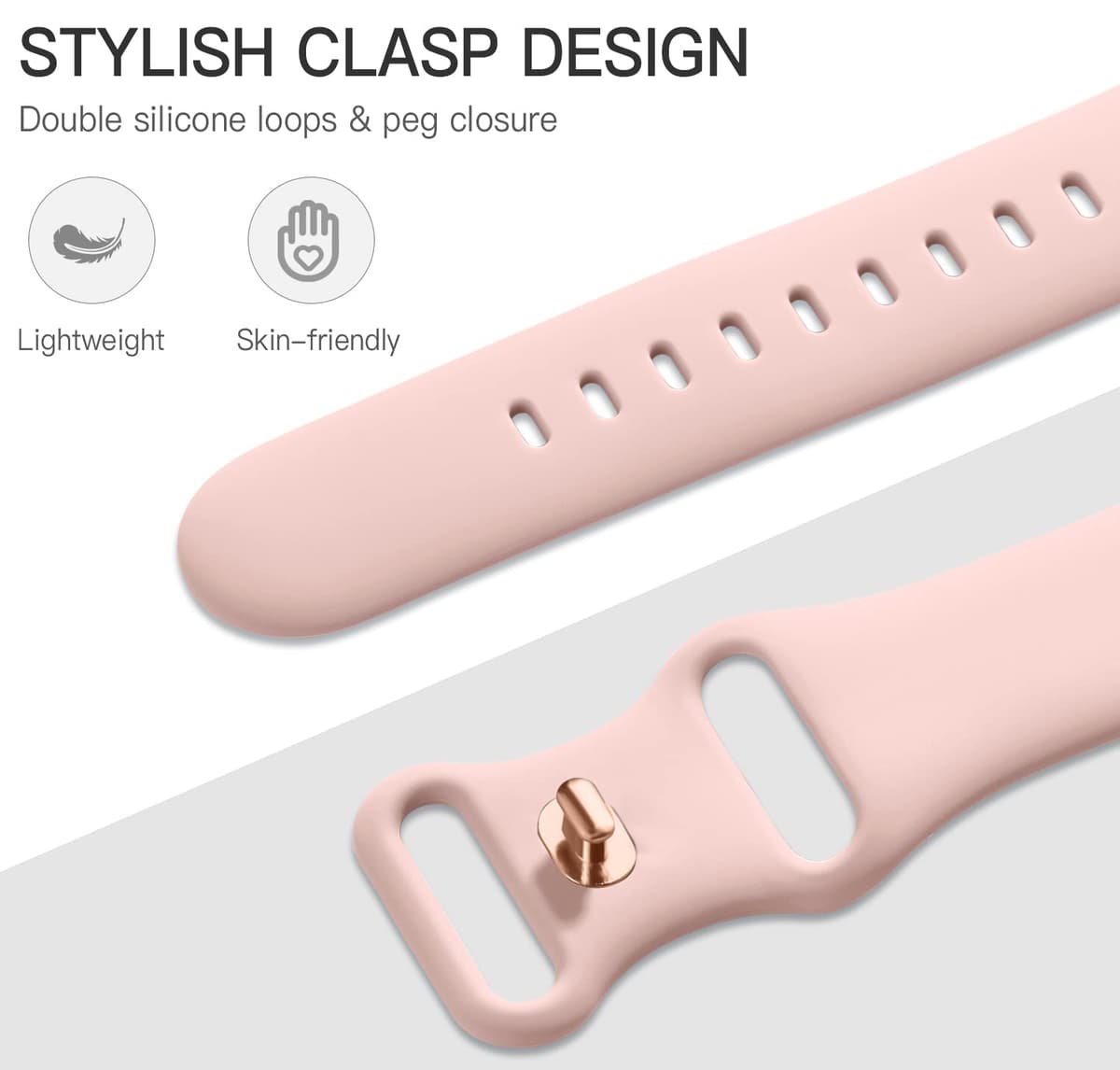 CeMiKa 5 Pack Straps Compatible for Apple Watch Strap 38mm 40mm 41mm 42mm 44mm 45mm 46mm 49mm, Soft Silicone Sport Band for iWatch Series 11 10 9 8 7 6 5 4 3 2 1 SE SE3, Women Men — view 3
