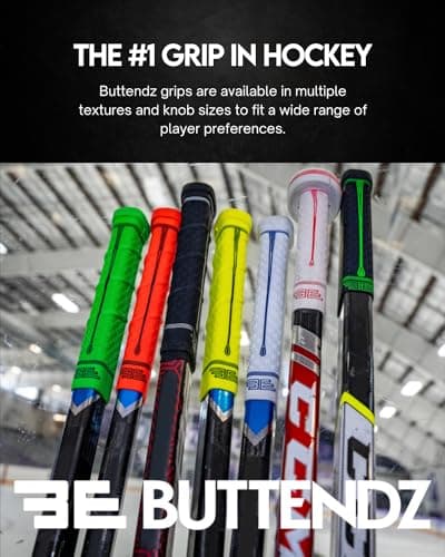 Buttendz Future Rubber Replacement Hockey Grip with Step Down Knob — view 3