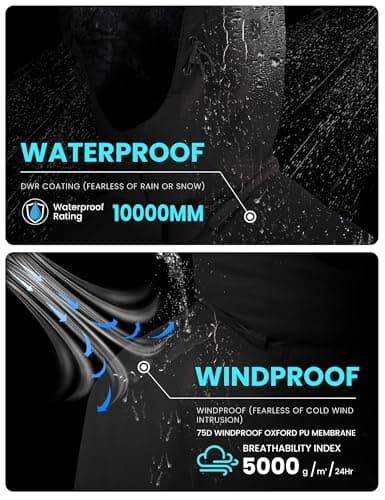 WULFUL Women's Waterproof Snow Ski Jacket Mountain Windproof Winter Coat with detachable hood… — view 2