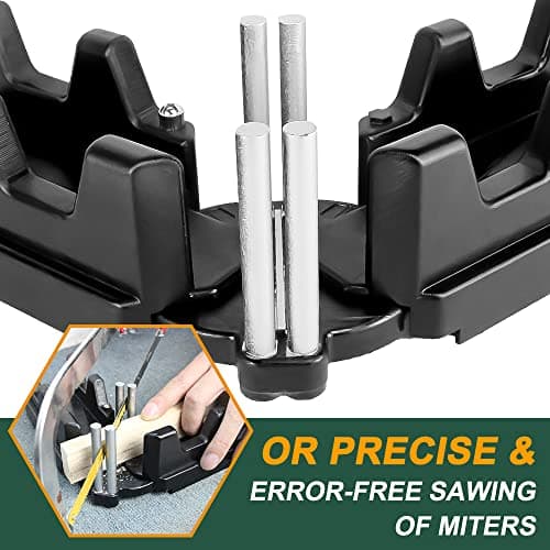 2-in-1 Mitre Measuring Cutting Tool, Measuring and Sawing Mitre Angles Cutting Tool for Home Improvement, Carpentry Work — view 3