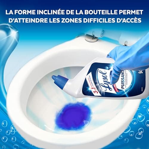 Lysol Power Toilet Bowl Cleaner, Disinfectant Gel, 4 × 946 mL — view 6