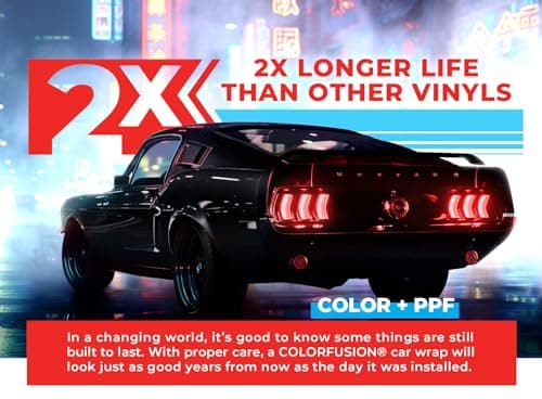 ColorFusion PPF by VViViD, Gloss Piano Black Dry Apply PPF Vinyl Car Wrap Roll 1.3ft x 5ft — view 8