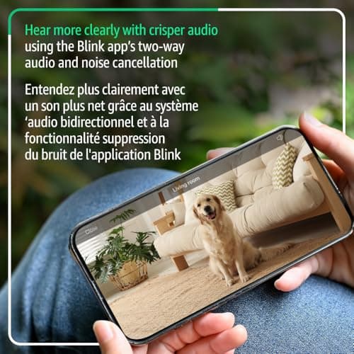 Blink Mini 2K+ (newest model) – Plug-in Home & Pet Security Camera with 2K video resolution, colour night vision, enhanced audio, motion detection – 2 cameras (Black) — view 3