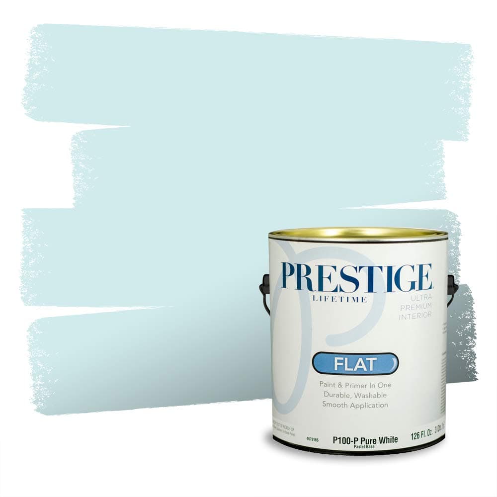 PRESTIGE Paints Interior Paint and Primer In One, 1-Gallon, Semi-Gloss, Comparable Match of Valspar* Dewdrop* — view 590