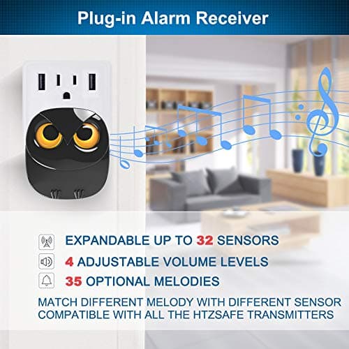 Driveway Alarm- 1/2 Mile Long Range Wireless Driveway Alarm Outdoor Weather Resistant Motion Sensor&Detector-Home&Office DIY Security Alert System-Monitor&Protect Outdoor/Indoor Property - 1 Receiver and 1 Sensor — view 4