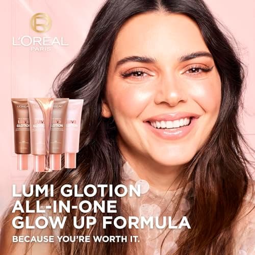 L’Oréal Paris True Match Lumi Glotion, Highlighter, Natural Glow Enhancer for Face & Body, Makeup, Instantly Hydrates and Illuminates Skin, Sheer Color Tint, Offers a Sunkissed Glow, 903 Medium, 40 mL — view 2