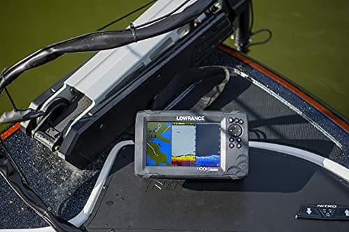 Lowrance HOOK Reveal 5 SplitShot - 5-inch Fish Finder with SplitShot Transducer, Preloaded C-MAP US Inland Mapping (Renewed) — view 3