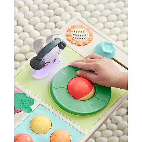 Skip Hop Baby Musical DJ Set Toy with Lights, Songs, Sound Effects, and Soft Textures, Farmstand Let The Beet Drop DJ Set — view 4