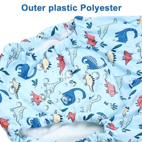 MooMoo Baby Waterproof Training Pants Training Underwear 6 Packs Absorbent Toddler Training Underpants for Potty Boys 3T Blue — view 2