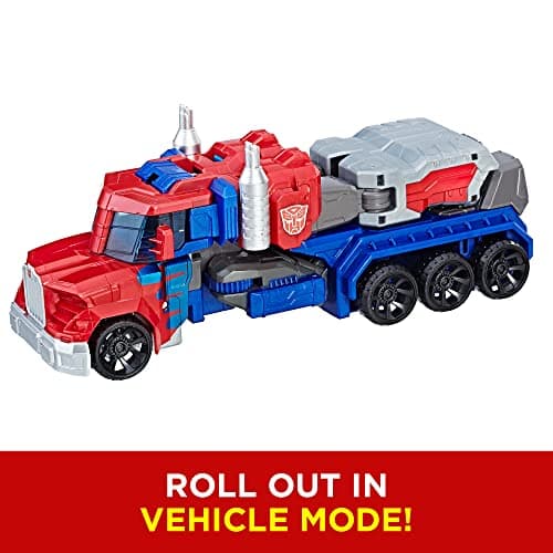 Transformers Toys Heroic Optimus Prime Action Figure - Timeless Large-Scale Figure, Changes into Toy Truck - Toys for Kids 6 and Up, 11-inch (Amazon Exclusive) — view 2