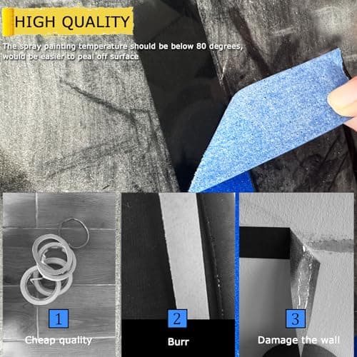 4 Rolls Premium Painters Tape, Blue Tape, Masking Tape, Paint Tape for Multi-Purpose, Painting, Painter's, DIY Crafts Arts (88yd =0.94IN*22yd*4) Decoration Labeling No Residue, Easy Removal — view 5