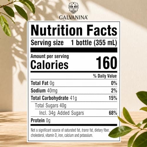 Galvanina Ginger Beer – Premium Organic Italian Sparkling Soda, 12 fl oz Glass Bottle (Pack of 1) | Bold Ginger Bite, Ideal for Mules & Mixology.