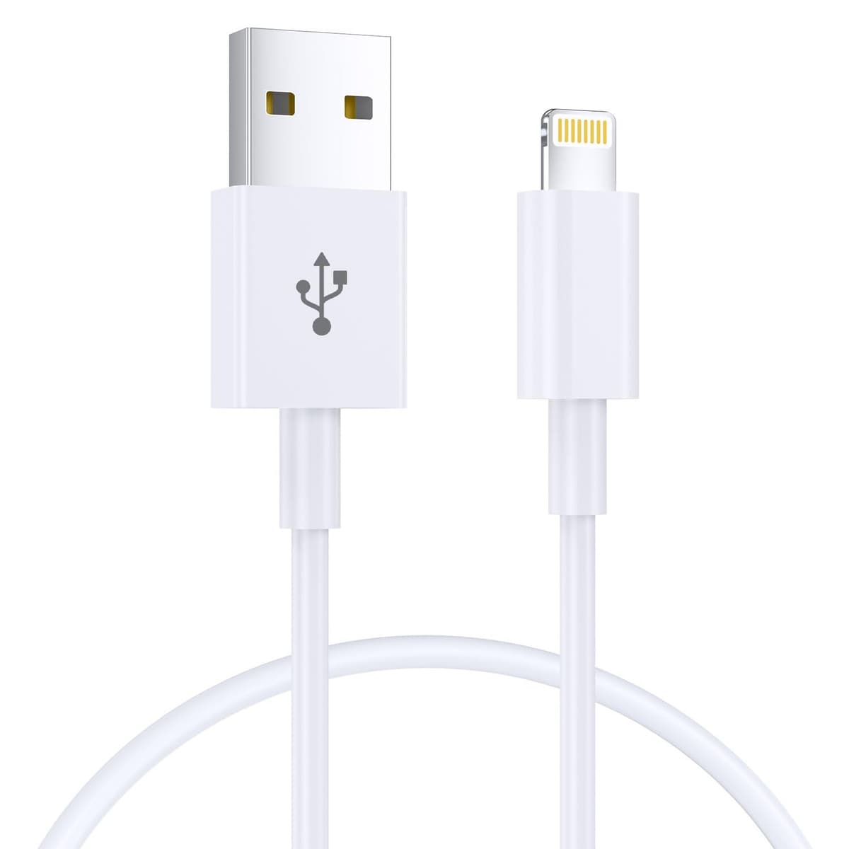 2Pack 1.8M iPhone Charger Cable [Apple MFi Certified] Lightning to USB Cable Lead 6 Foot, 2.4A Fast Charging Cable for iPhone 14 13 12 11 Pro Max XS XR X 8 7 6 Plus 5, iPad and iPod — view 8