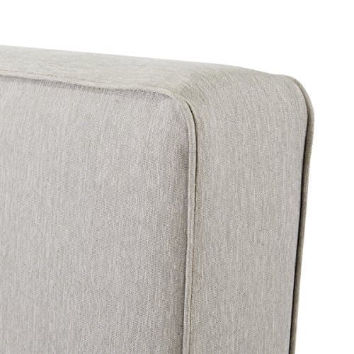 Classic Accessories 60-078-011001-RT Montlake Patio Seat Cushion Slip Cover, Heather Grey, 25" x 27" x 5" Thick — view 5