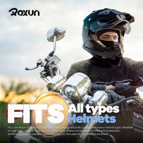 ROXUN Ski Mask Balaclava, Motorcycle Summer Cooling Breathable UV Protector — view 2