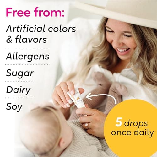 BioGaia Protectis Baby Probiotic Drops | Colic & Gas Relief + Vitamin D | Safe for Newborns | Ease Crying, Fussing, Colic, Gas, Spit-ups & Constipation | No Dairy, Soy & Gluten | 50 Day Supply | 10mL — view 7
