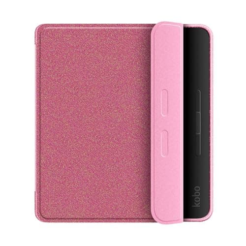 Clear Case for 7" Kobo Libra Colour 2024 & 7" Kobo Libra 2 2021 – Crystal Clear Soft TPU Flexible Cover, Anti-Yellowing & Slim Protective Shell, Raspberry — view 5