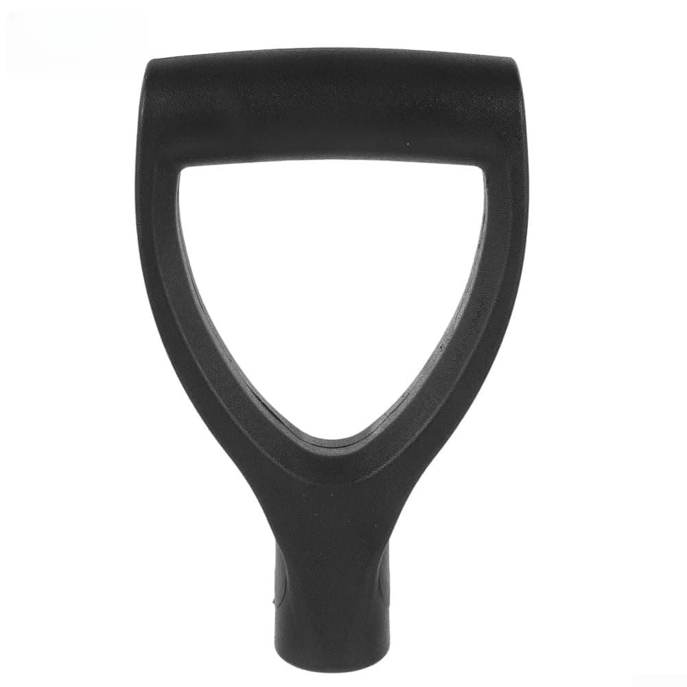 ZiStarlilife Mango de pala en forma de D ergonómico de repuesto para palas de jardín y nieve, se adapta a la mayoría de ejes estándar, tamaño de 7 x 11 cm con diámetro interior de 3,2 cm, para uso en