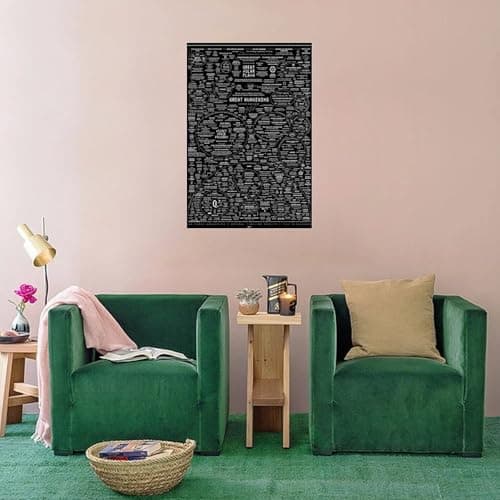 The Great Awakening Map Poster Canvas Print – Cosmic & Spiritual Journey Design for Home Décor 30x40-Unframed — view 3