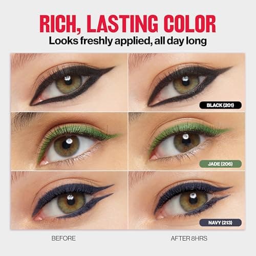 Revlon ColorStay Pencil Waterproof Eyeliner, Smudge-Proof, Eye Makeup with Built-In Sharpener, Long-Lasting, Matte Finish, 202 Black Brown, 0.01 oz — view 4