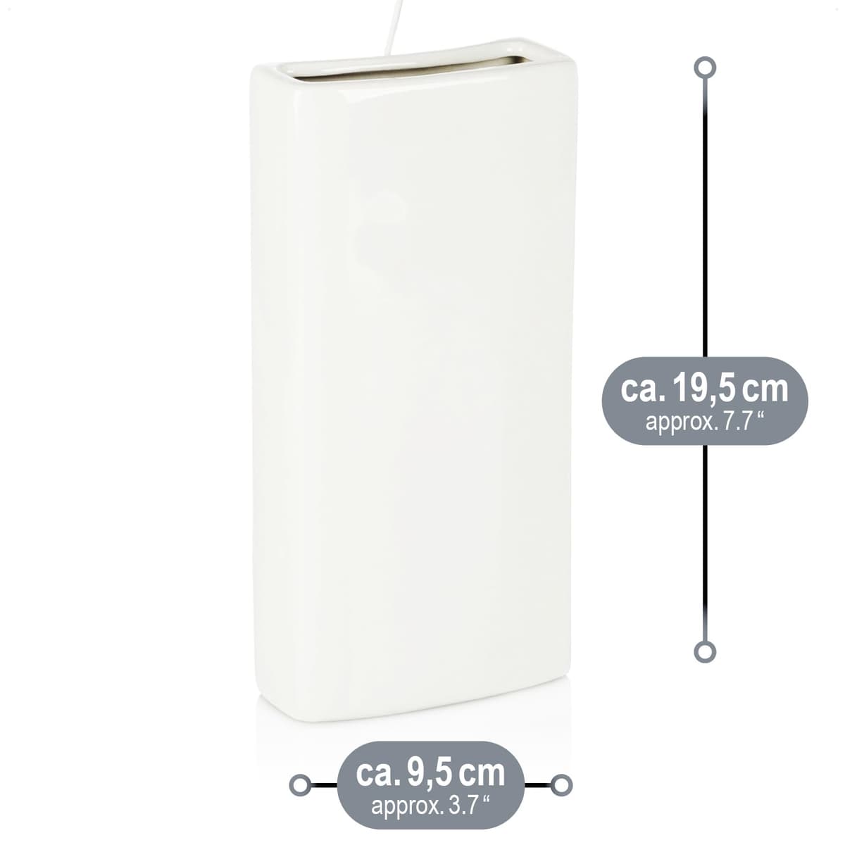 COM-FOUR® Calefacción del humidificador de aire 4x - humidificador de aire del radiador - suspensión interior - evaporador de agua de calefacción de cerámica (blanco - suspensión interior) — view 6