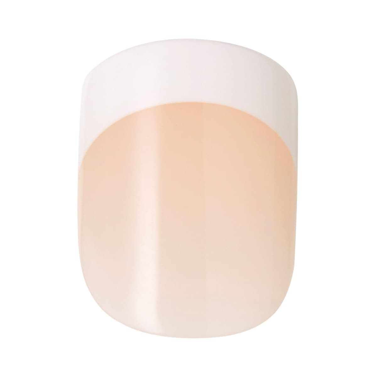 KISS Salon Acrylic French Nude Collection, Cashmere, Medium Length Nude Fake Nails, Includes False Nails, Nail Glue, Nail File, and Manicure Stick, 28 Count (Pack of 1) — view 17