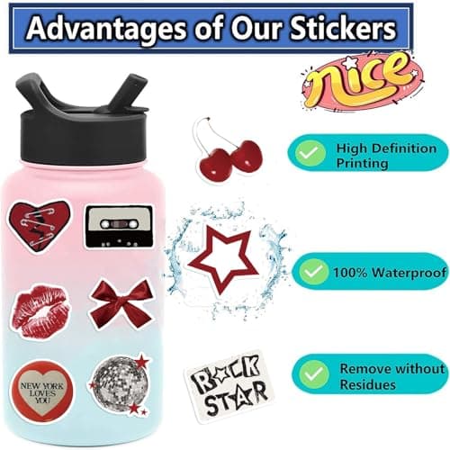 Aesthetic Downtown Girls Stickers Pack Trendy Y2K Stickers(50) — view 4