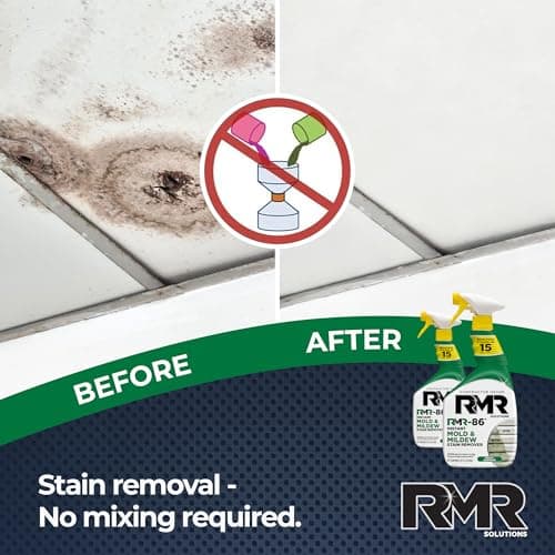 RMR-86 Instant Mold and Mildew Stain Remover Spray - Scrub Free Formula, 2 Pack - 32 oz — view 4