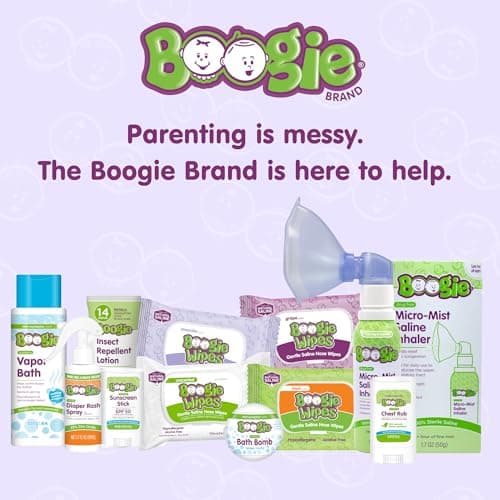 Boogie Wipes Natural Saline Nose Wipes for Kids and Babies, Unscented, 90-Count — view 9